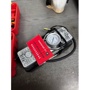 НАБОР 2 SOS — автомобільний компресор 12 V + набір для ремонту шин та інструменти. Photo 2